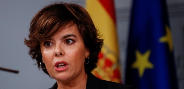 Soraya Sáenz de Santamaría, vice-primeira-ministra da Espanha - Juan Medina/Reuters