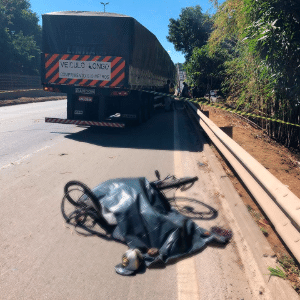 Marcos Lima dos Santos andava de bicicleta na contramão quando foi atropelado - Divulgação/Polícia Civil