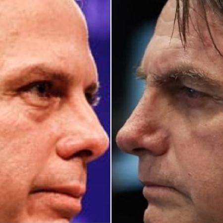 João Doria e Jair Bolsonaro: eles brigam e a gente faz o que? - Reprodução/Redes Sociais e Marcos Corrêa/PR