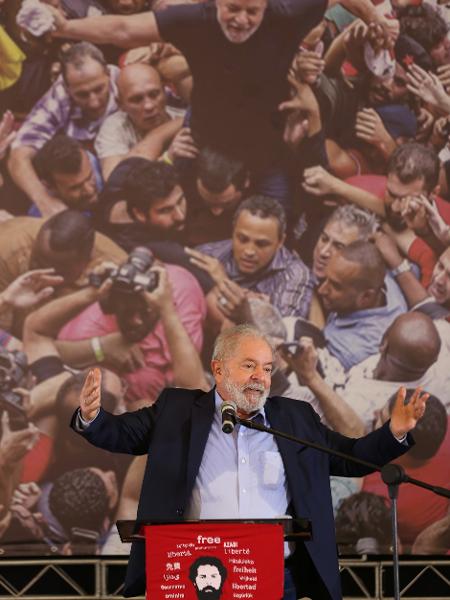 Lula libera pesquisa Datafolha divulgada ontem - Marcelo D. Sants/Framephoto/Estadão Conteúdo - 10.mar.2021