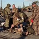 17.May.2022 - Ukrainian fighters at the Azovstal complex in Mariupol surrender to Russian forces - Russian Defense Ministry