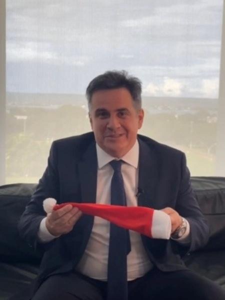 Ministro ironiza gorro "vermelho" do Papai Noel em vídeo no qual disse que apoiará Bolsonaro - Reprodução/ Instagram