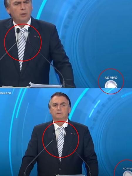 O vídeo utilizado no deep fake foi originalmente gravado em uma sabatina feita com Bolsonaro na Record, em 23 de outubro de 2022. Aspectos como a gravata usada pelo ex-presidente e o símbolo da emissora reforçam a origem do vídeo original.