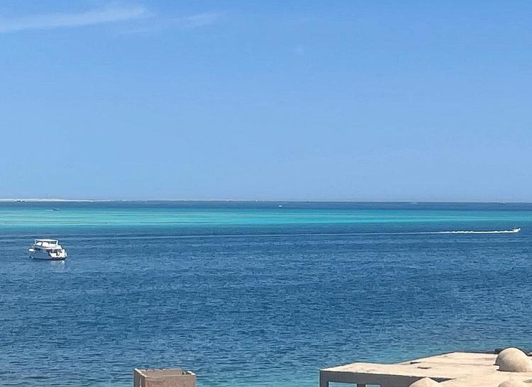 Local onde submarino turístico afundou na cidade de Hurghada, no Mar Vermelho Local onde submarino turístico afundou na cidade de Hurghada, no Mar Vermelho