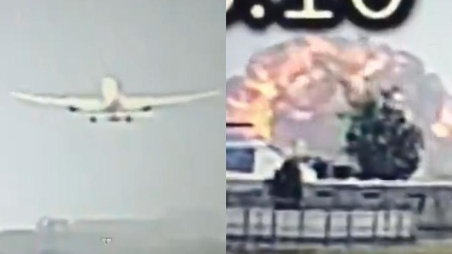 Avião caiu com 242 passageiros a bordo Avião caiu com 242 passageiros a bordo