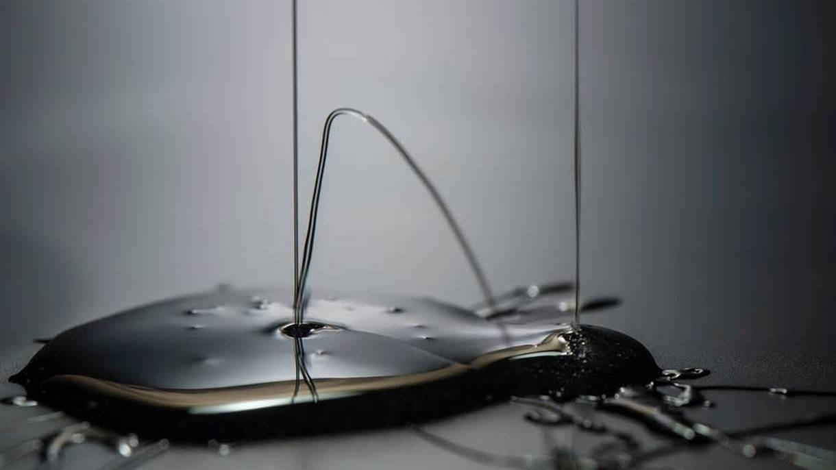 Quanto mais viscoso um líquido, mais devagar este se movimenta. É o que acontece com o shampoo desta foto - Jungwook Kim