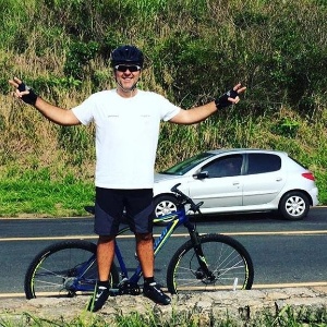 27.ago.2017 - O ciclista Helio Crespo  - Arquivo pessoal