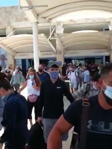 Aeroporto de Cancun foi evacuado na manhã de hoje - AlertaNews24/Twitter/Reprodução de vídeo