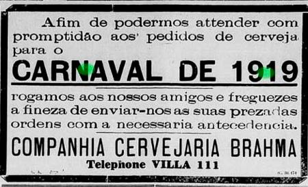 Para garantir a cerveja, era preciso comprar com antecedência, como avisa esta propaganda de cerveja publicada em A Gazeta - Reprodução/A Gazeta - Reprodução/A Gazeta