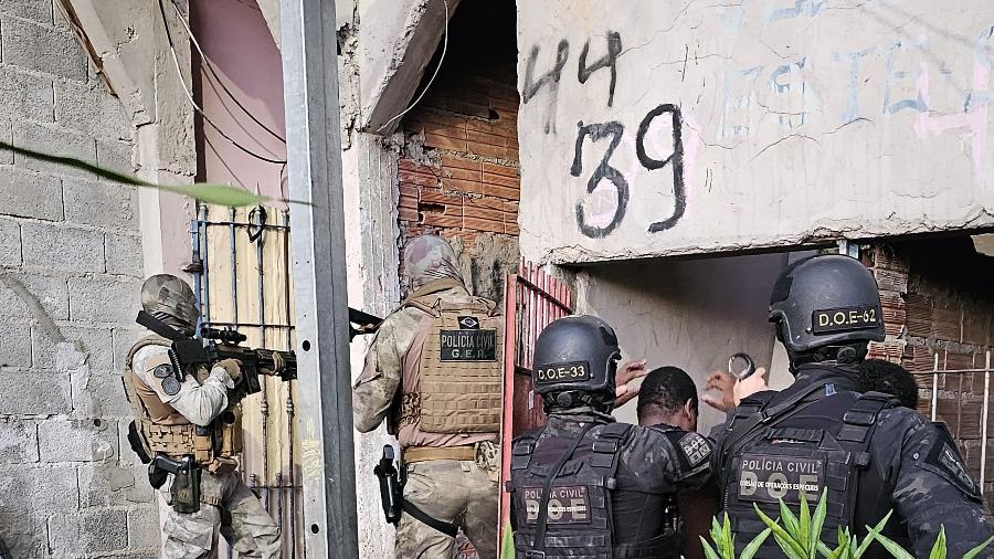 Operação policial em favela de SP onde morava o suspeito de liderar quadrilha