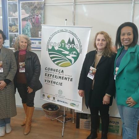 Mulher à frente das cooperativas na Expointer