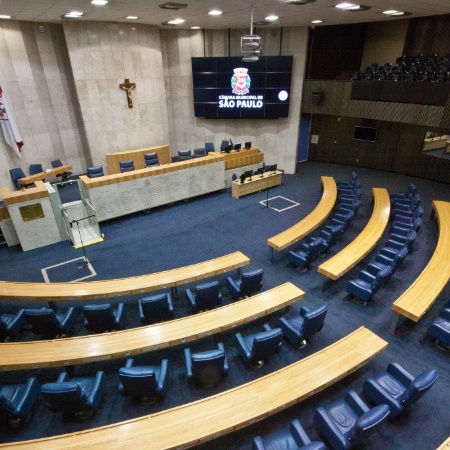 Plenário da Câmara Municipal de São Paulo; PSDB tinha uma das maiores bancadas