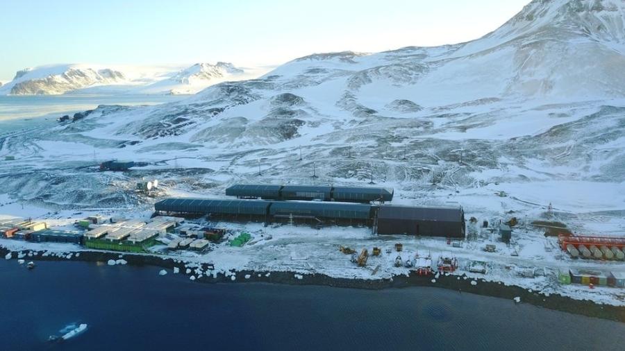 A nova estação Antártida Comandante Ferraz será inaugurada em janeiro de 2020 - SECIRM/Marinha do Brasil via BBC