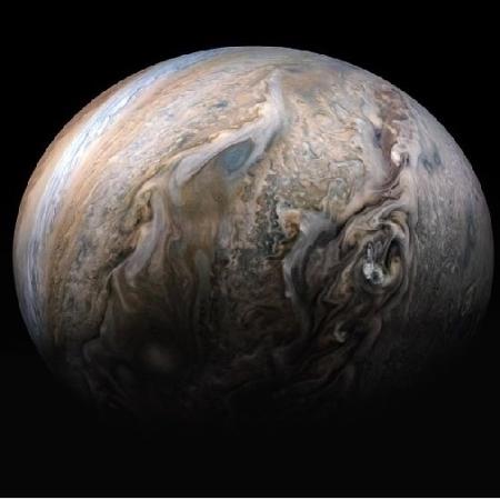 Nuvens de Júpiter - NASA/JPL-Caltech/SwRI/MSSS/Kevin M. Gill