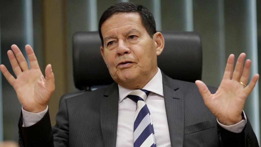 Vice-presidente defendeu fala de Bolsonaro que foi endossada pela Secom - UESLEI MARCELINO