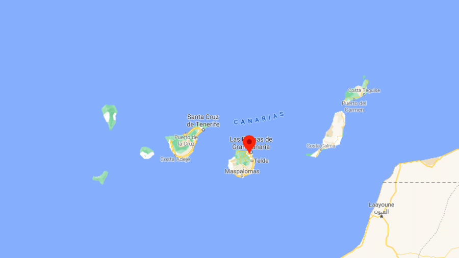 As Ilhas Canárias  - Reprodução/Google Maps