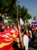 Manifestantes pedem saída de Bolsonaro e vacinas contra Covid-19