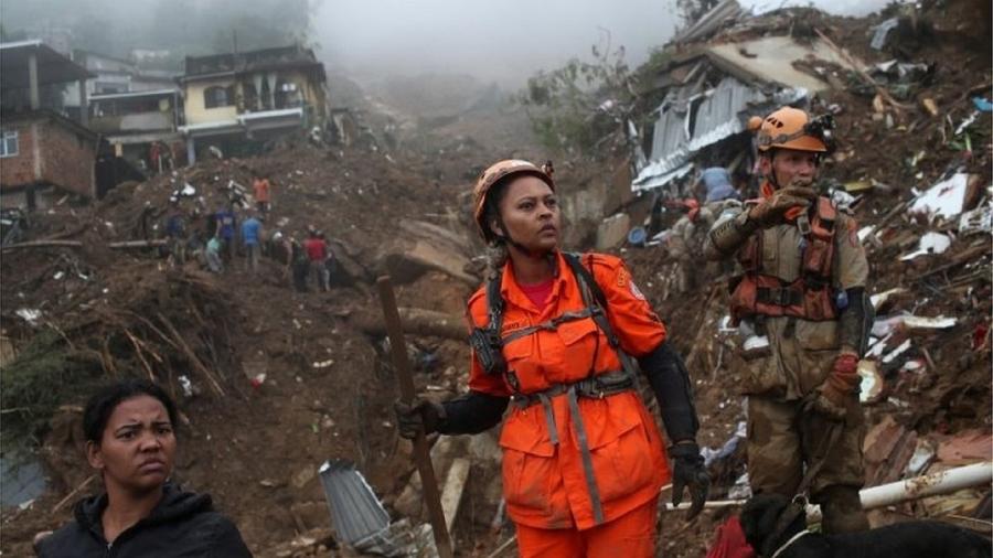 Tempestade atingiu Petrópolis (RJ), causando destruição e mortes - REUTERS