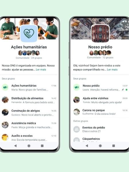Comunidades do WhatsApp - Divulgação WhatsApp