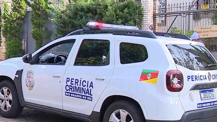 Polícia investiga crime em condomínio de classe média alta - Reprodução/RBS TV