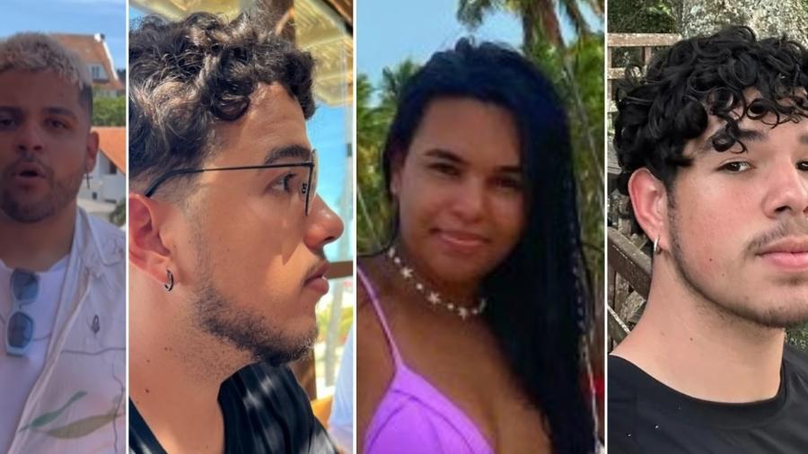 Gustavo, Thiago, Karla e Nicolas foram encontrados mortos em um BMW no dia 1º