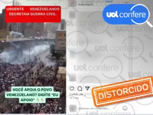 Vídeo antigo de protestos contra Maduro circula como se fosse de agora