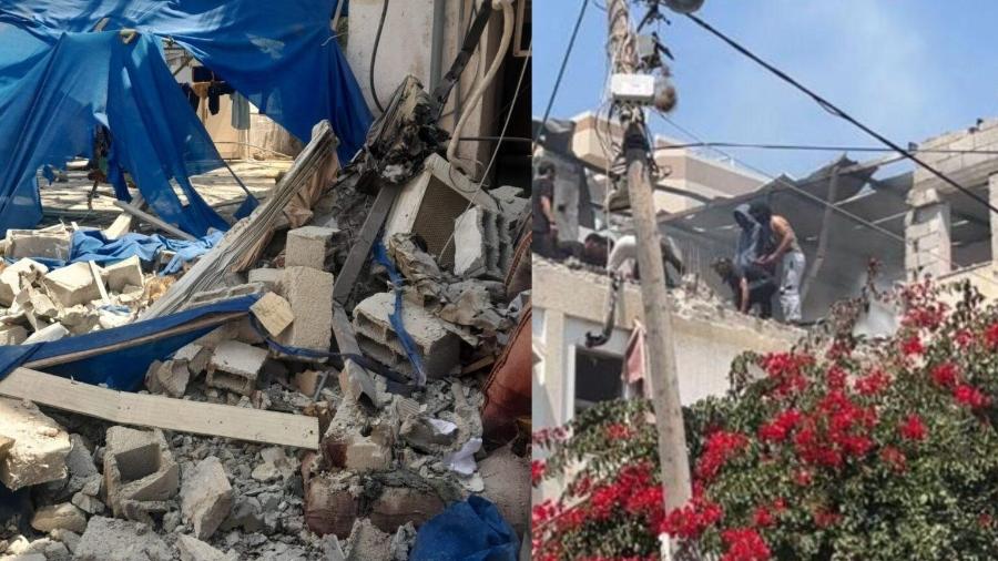 Ataque israelense atingiu o prédio onde fica o escritório da ONG Médicos do Mundo em Gaza Ataque israelense atingiu o prédio onde fica o escritório da ONG Médicos do Mundo em Gaza