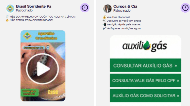 Anúncios fraudulentos usam identidade de programas sociais do governo para enganar as pessoas Anúncios fraudulentos usam identidade de programas sociais do governo para enganar as pessoas