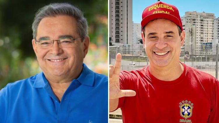 Álvaro Dias (PL) e Cadu de Lula (PT), candidatos ao governo do Rio Grande do Norte