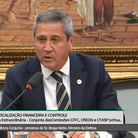 Ministro Braga Netto diz em comissão que não houve ditadura militar no Brasil - Reprodução