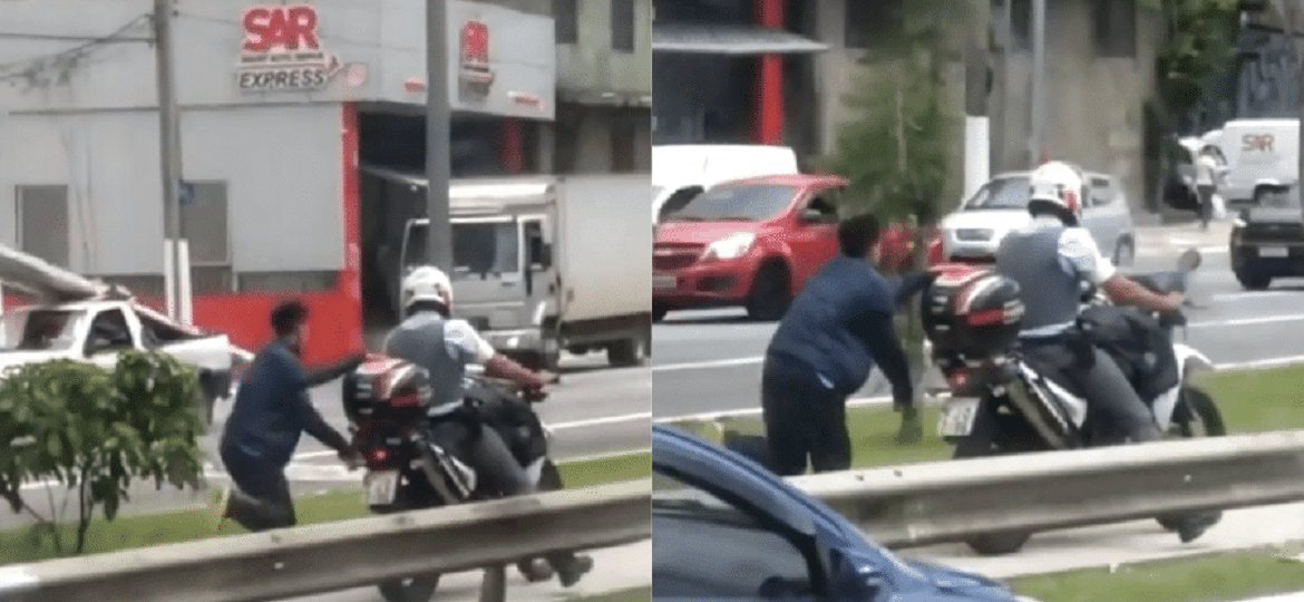 Jhonny Italo da Silva, o jovem de 18 anos arrastado por um PM de moto em um vídeo que circulou nas redes sociais - Reprodução