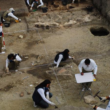 Pesquisadores escavam áreas na Serra da Capivara, patromônio mundial pela Unesco Pesquisadores escavam áreas na Serra da Capivara, patromônio mundial pela Unesco