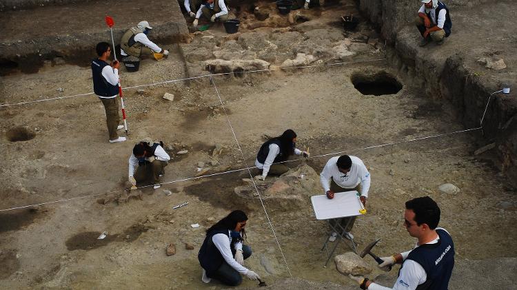 Pesquisadores fazem escavam áreas na Serra da Capivara, patromônio mundial pela Unesco - Fundação Museu do Homem Americano/Divulgação - Fundação Museu do Homem Americano/Divulgação