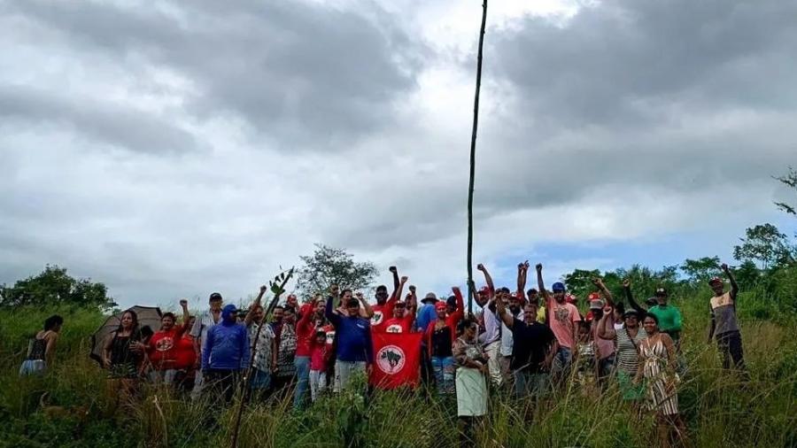 16.abr.2023 - MST em Pernambuco ocupou oito latifúndios neste final de semana - 16.abr.2023 - Divulgação/Comunicação MST-PE