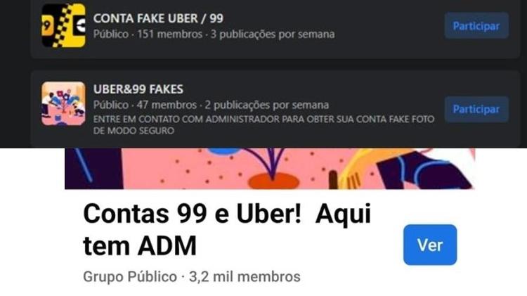 uber - Reprodução/Facebook - Reprodução/Facebook