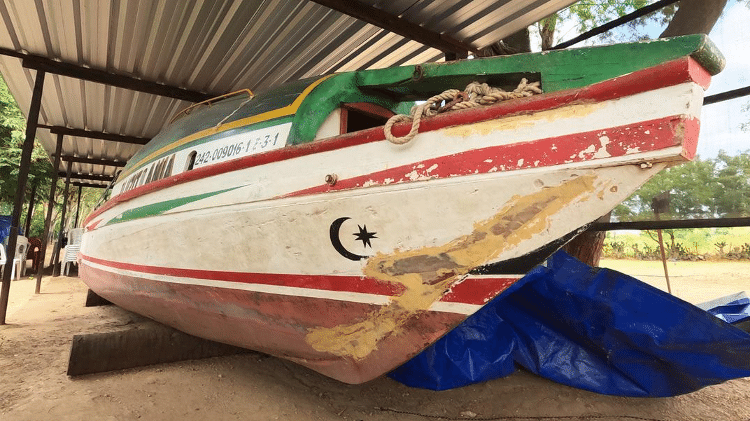 Casco da canoa Luzitânia apresenta problemas e precisa ser restaurado