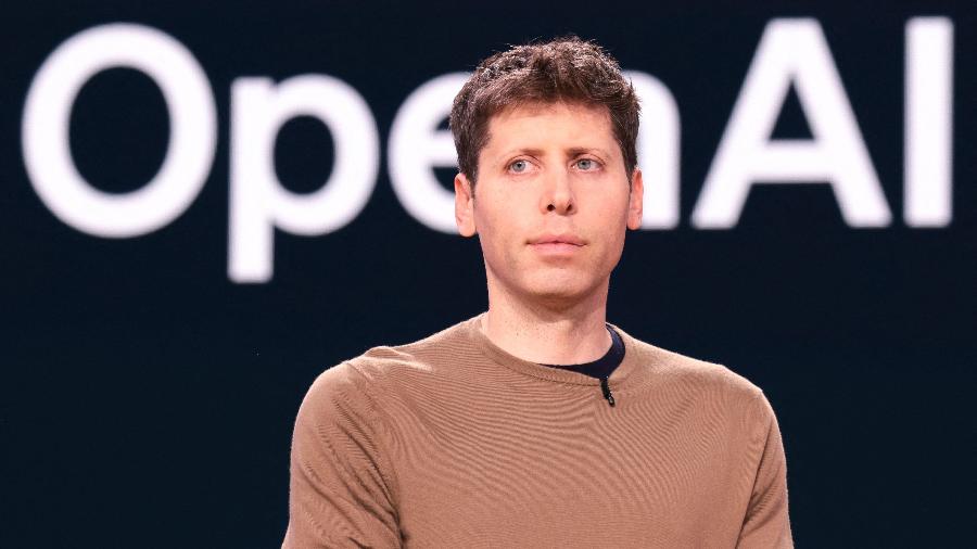 Sam Altman, CEO da OpenAI, durante conferência Microsoft Build, realizada em Seattle (EUA), em maio de 2024