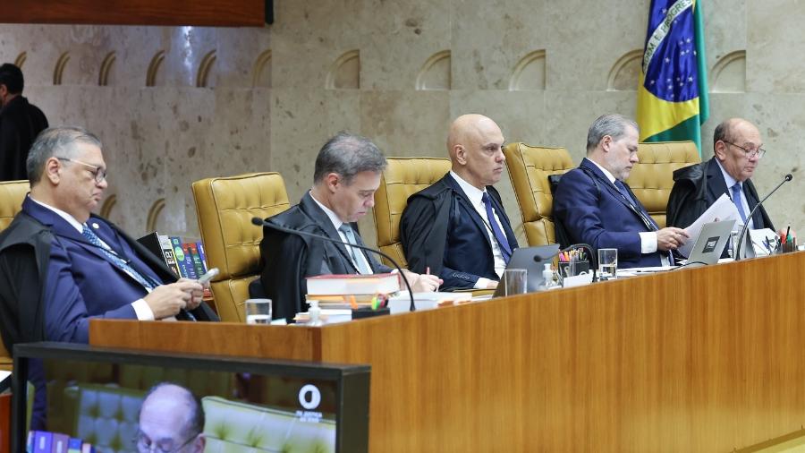 15.set.2026 - Sessão plenária extraordinária do STF do julgamento sobre Alexandre de Moraes 15.set.2026 - Sessão plenária extraordinária do STF do julgamento sobre Alexandre de Moraes