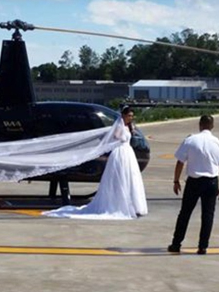 Queda de helicóptero matou Rosemere no dia de seu casamento - Reprodução - 4.dez.2016/Snapchat