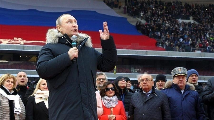 Vladimir Putin completou 20 anos no poder na Rússia em 31 de dezembro de 2019 - Getty Images