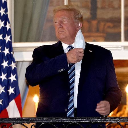 O presidente Donald Trump informou ter sido diagnosticado com covid-19 no dia 2 de outubro - Win McNamee/Getty Images
