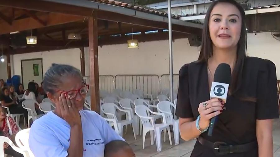 Entrevista com a idosa Dona Janete foi exibida no programa RJ1 - Reprodução/TV Globo