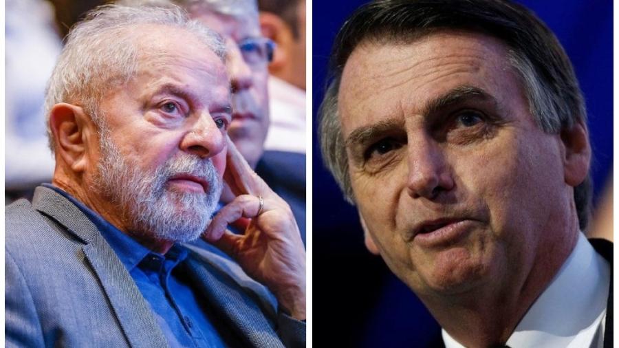 Lula e Bolsonaro, candidatos à Presidência da República - Ricardo Stuckert e REUTERS