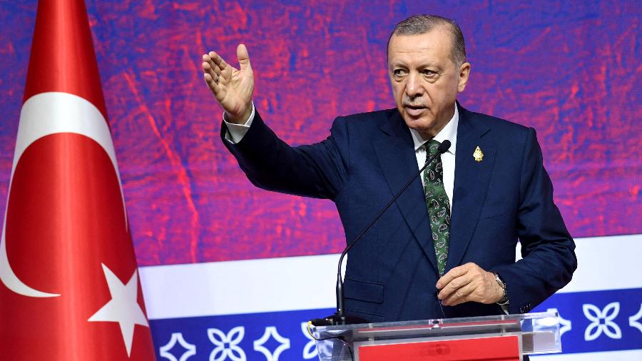Recep Tayyip Erdogan, presidente da Turquia, aparece em segundo lugar em algumas pesquisas - ADITYA PRADANA PUTRA/G20 Media Center/Handout via REUTERS