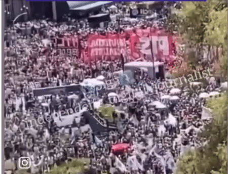 PTS é a sigla do Partido de los Trabajadores Socialistas, da Argentina