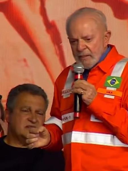 O presidente Lula (PT) fala em inauguração de fábrica de fertilizantes em Curitiba