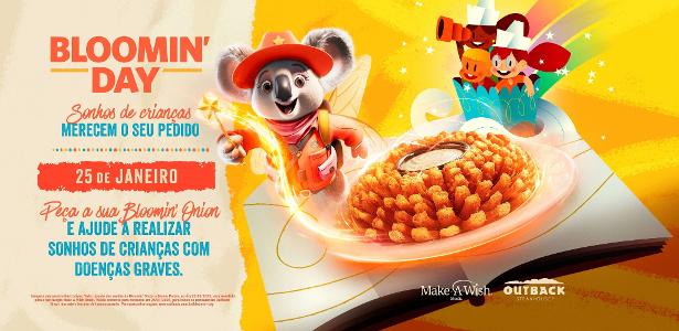 Outback e Make-A-Wish Brasil realizam 18ª edição da Bloomin' Day