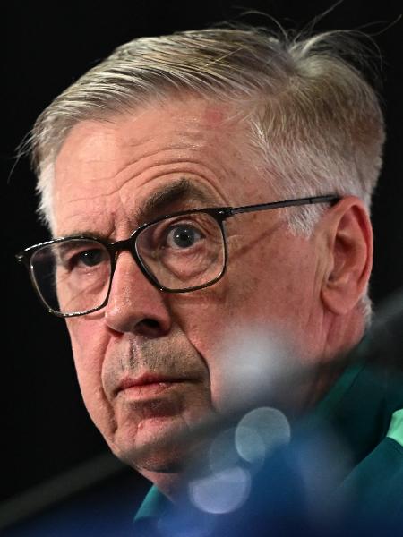 Carlo Ancelotti durante coletiva de imprensa antes da estreia do Brasil na Copa do Mundo