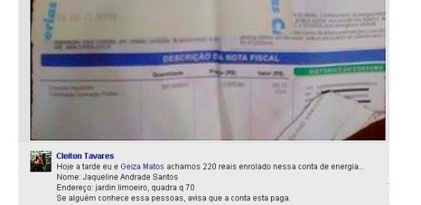 Reprodução/Facebook