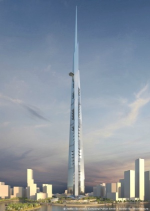 A Jeddah Tower, na Arábia Saudita, terá 200 andares - Jeddah Economic Company/Adrian Smith/Gordon Gill Architecture